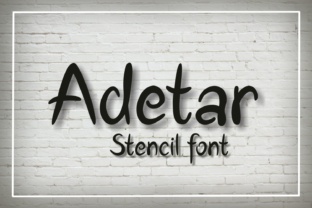 Adetar Stencil: Bold Branding with Open Design
