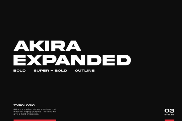 Akira Expanded: A Modern Sans Serif for Impactful Design