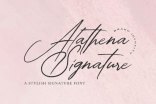 Alathena Signature: A Handwritten Font with Authentic Charm