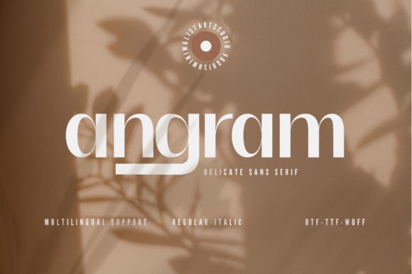 Angram: The Sans Serif for Luxury & Style