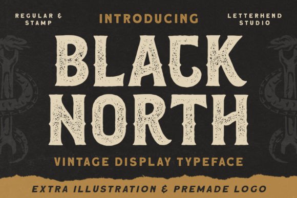 Black North: A Playful Nod to Vintage Style