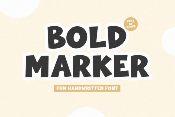 Bold Marker: The Handwritten Display Font That Cuts Through the Noise