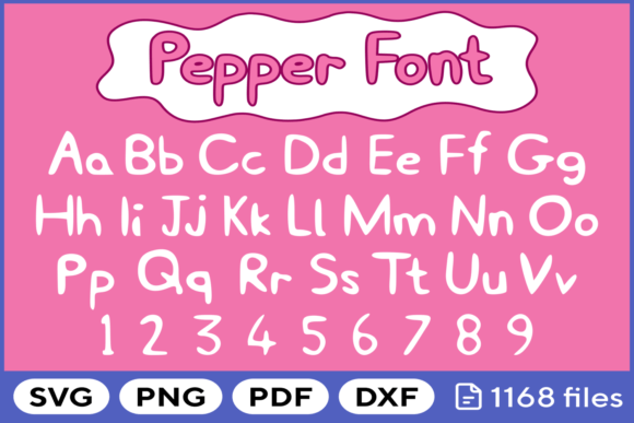 Bring Playful Personality to Projects with Pig Font SVG Files