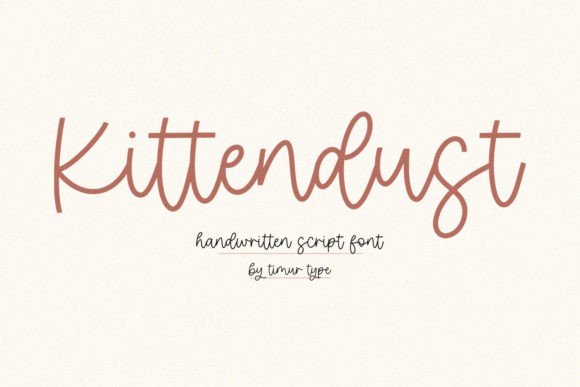 Discover Kittendust: The Modern Calligraphy Font That Elevates Your Projects