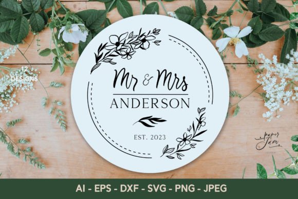 Elegant Personalization: Mastering the Family Monogram SVG for Wedding Crafts