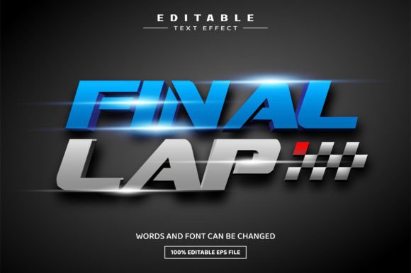 Final Lap 3D Editable Text Effect: Bold Dimension for Your Brand