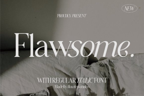 Flawsome: The Italic Serif Font with Personality
