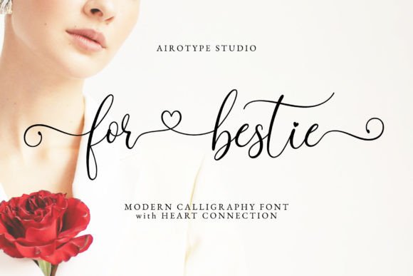 For Bestie: A Sweet, Bouncy Script Font for Elegant Designs