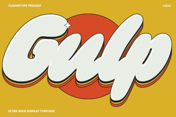 Gulp: A Fun and Chunky Font for Joyful Branding