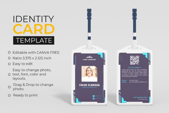 ID Card Professional Canva Template: Elevate Your Corporate Branding