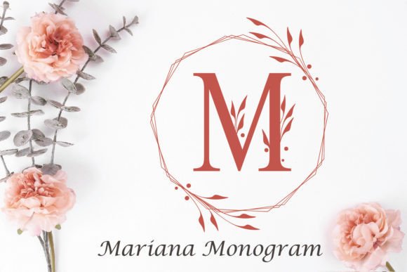 Mariana: A Monogram Font for Modern Branding