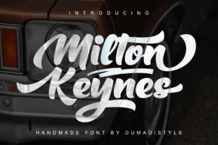 Milton Keynes: A Modern Handwritten Font for Bold Branding