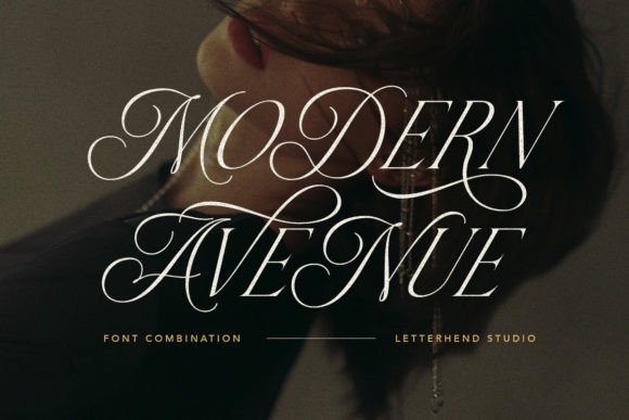 Modern Avenue: A Handwritten Font for Luxury Branding