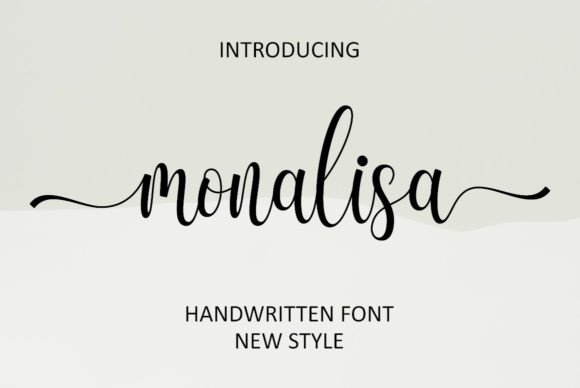 Monalisa: A Handwritten Font for Every Creative Project