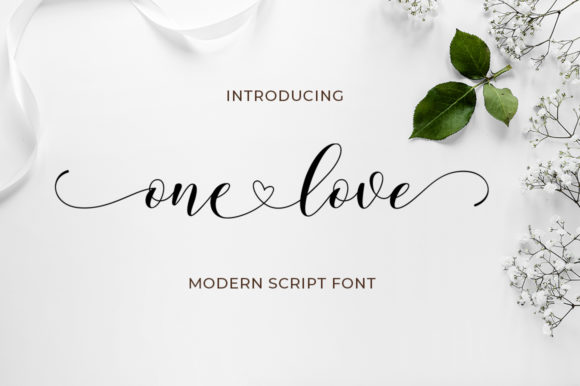 One Love: A Handwritten Font That Feels Like a Hug