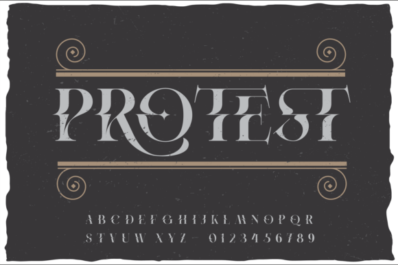 Protest: A Modern Serif with Edge