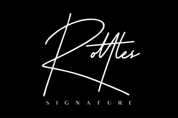 Rottles Signature: The Versatile Duo Font for Modern Design