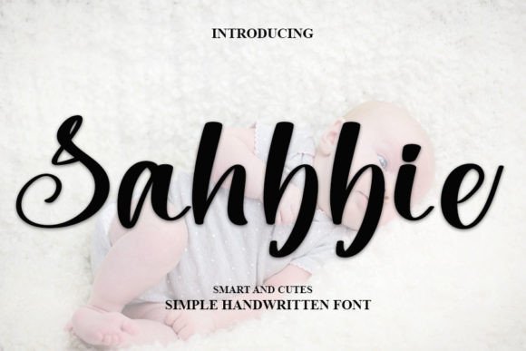 Sahbbie: The Handwritten Font for Modern Elegance