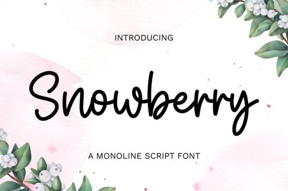 Snowberry: The Elegant Script Font for Modern Designs
