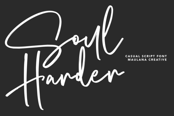 Soul Harder: The Brush Script Font for Bold Branding