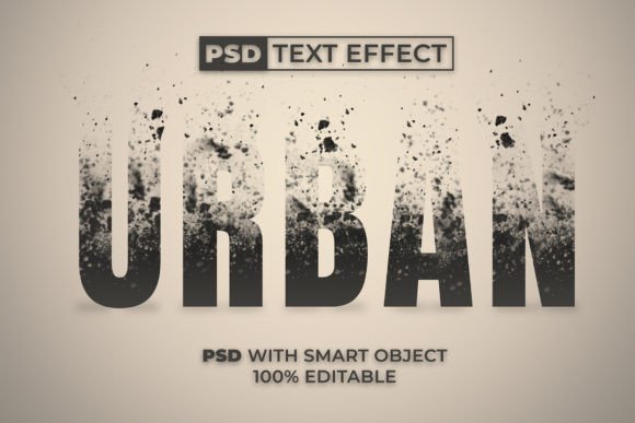 Urban Text Effect Dispersion Style: A Modern Photoshop Asset