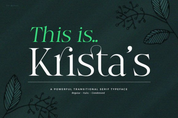Why Krista's Is the Serif Font Your Next Project Needs
