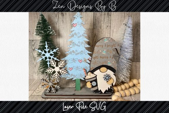 Winter Gnome Shelf Sitter Laser SVG: A Cozy Craft Essential